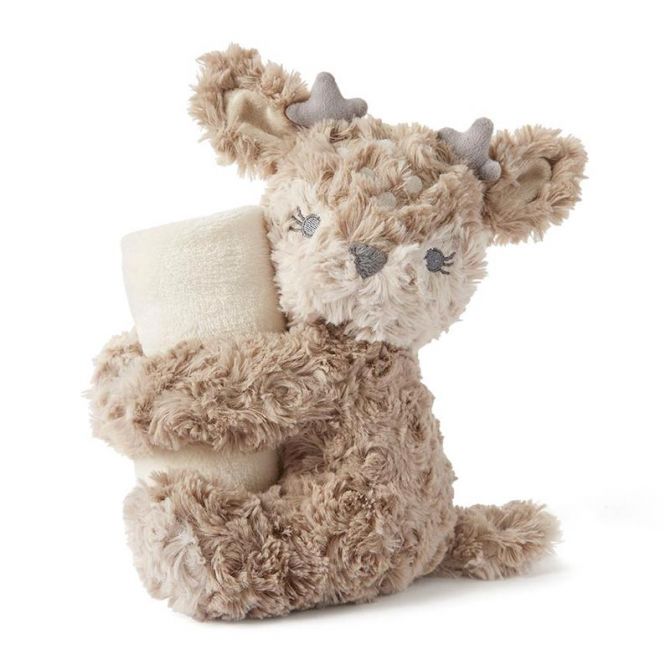 Elegant Baby Fawn Swirl Naptime Huggie Plush Toy