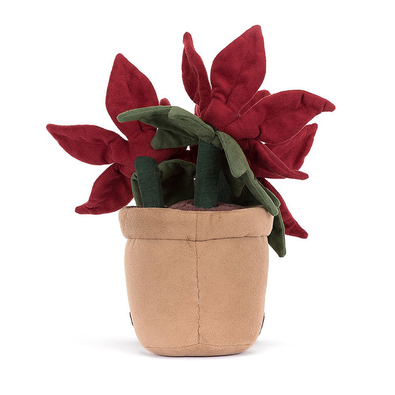 Jellycat Amuseable Poinsettia, Red