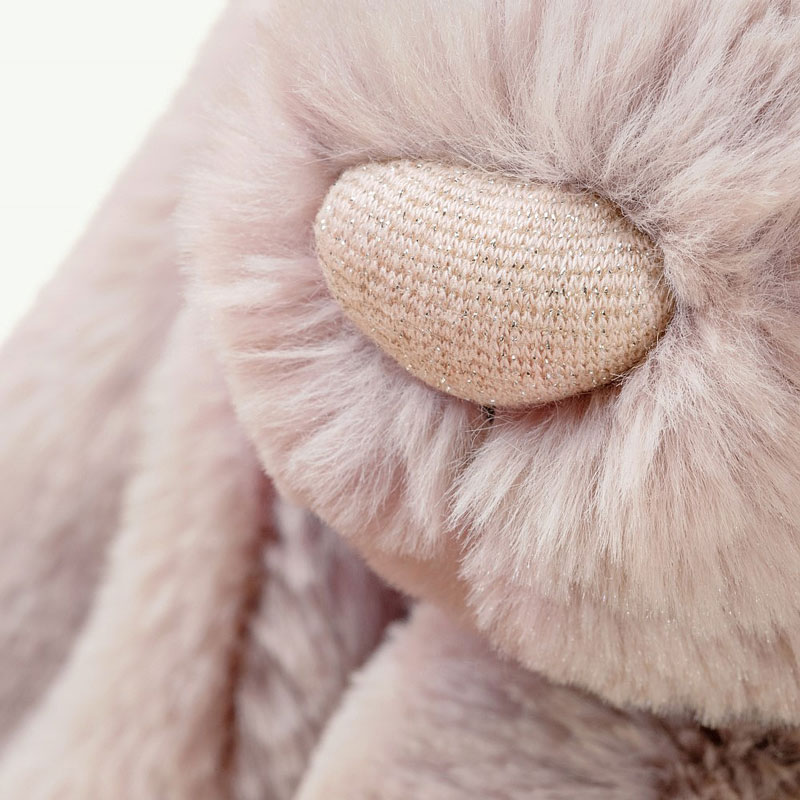 Jellycat Bashful Luxe Bunny Rosa, Medium