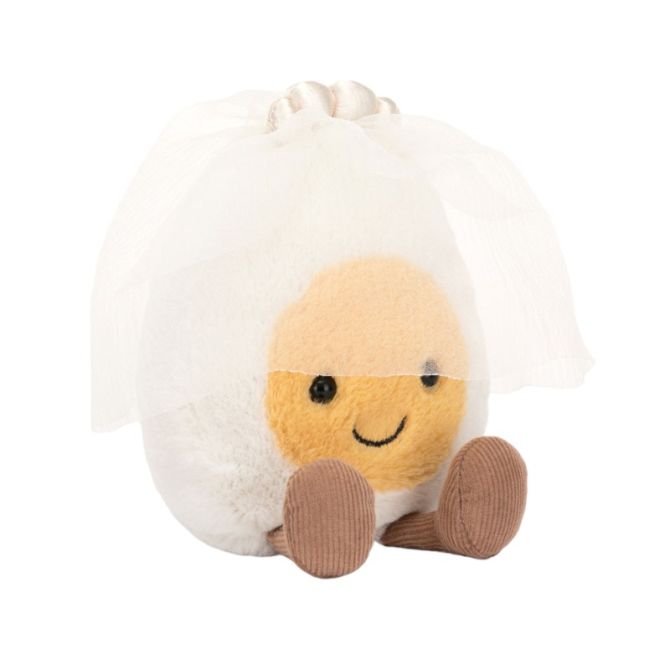 Jellycat Amuseables Boiled Egg, Bride