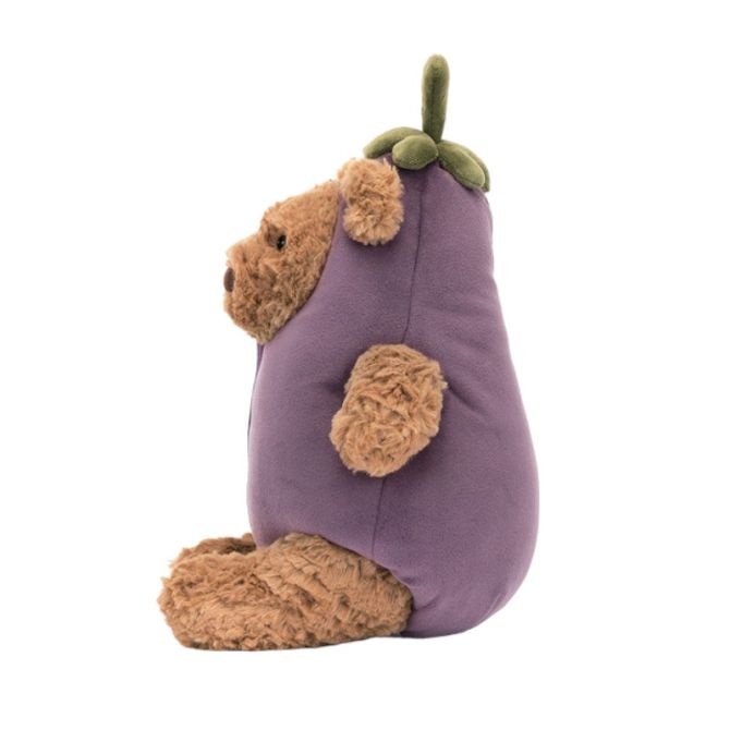 Jellycat Bartholomew Bear Aubergine | BARM3AUB | Borsheims