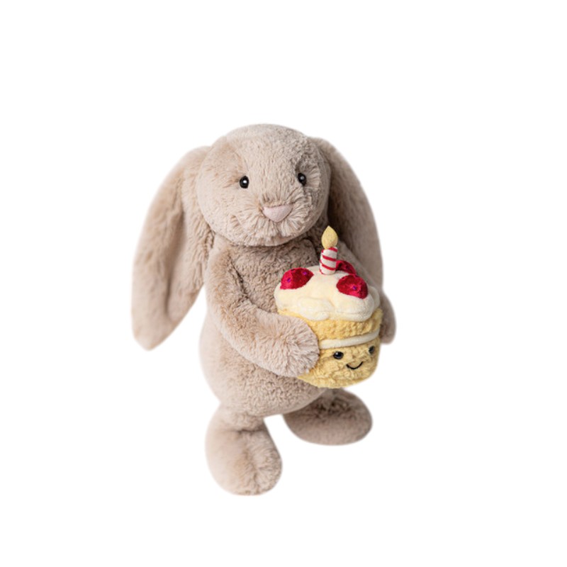 Jellycat Bashful Beige Birthday Bunny