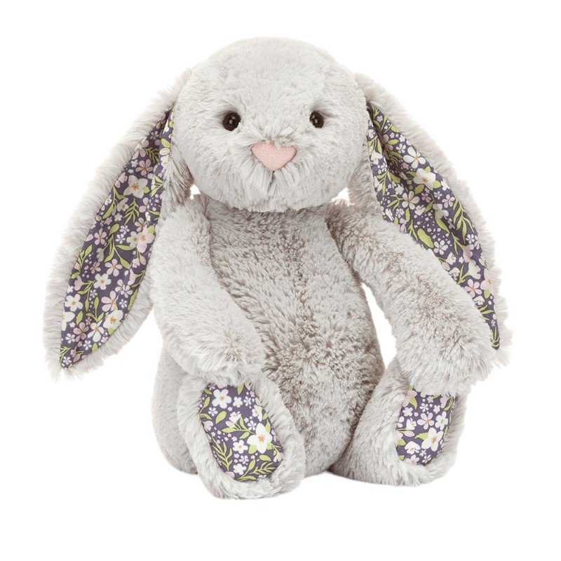Jellycat Blossom Silver Bloom Bunny, Medium