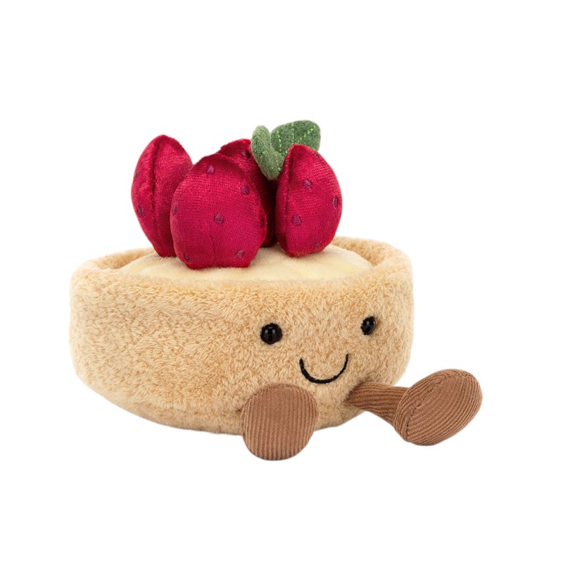 Jellycat Amuseables Fleurette Tarte Aux Fraises
