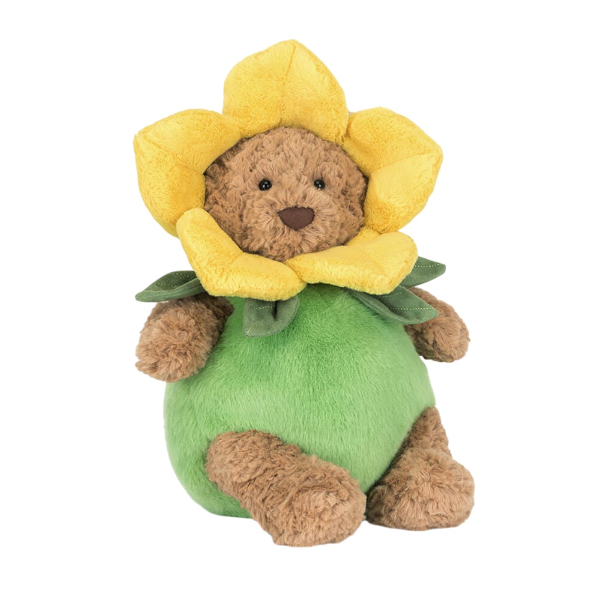 Jellycat Bartholomew Bear in Daffodil Outfit