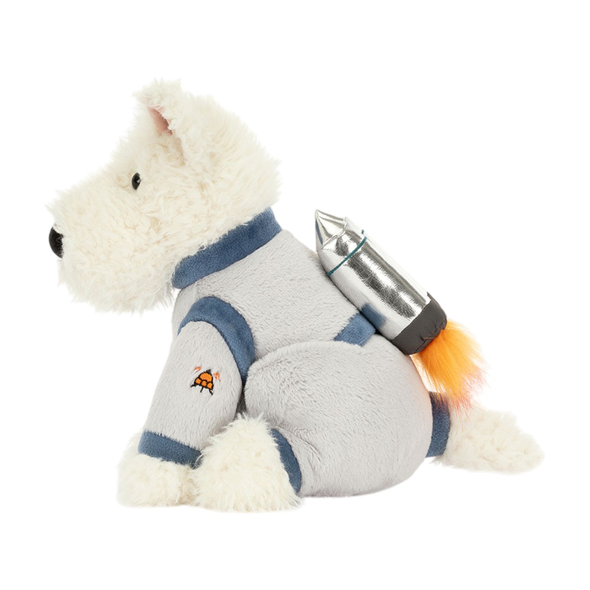 Jellycat Munro Scottie Dog, Space Outfit