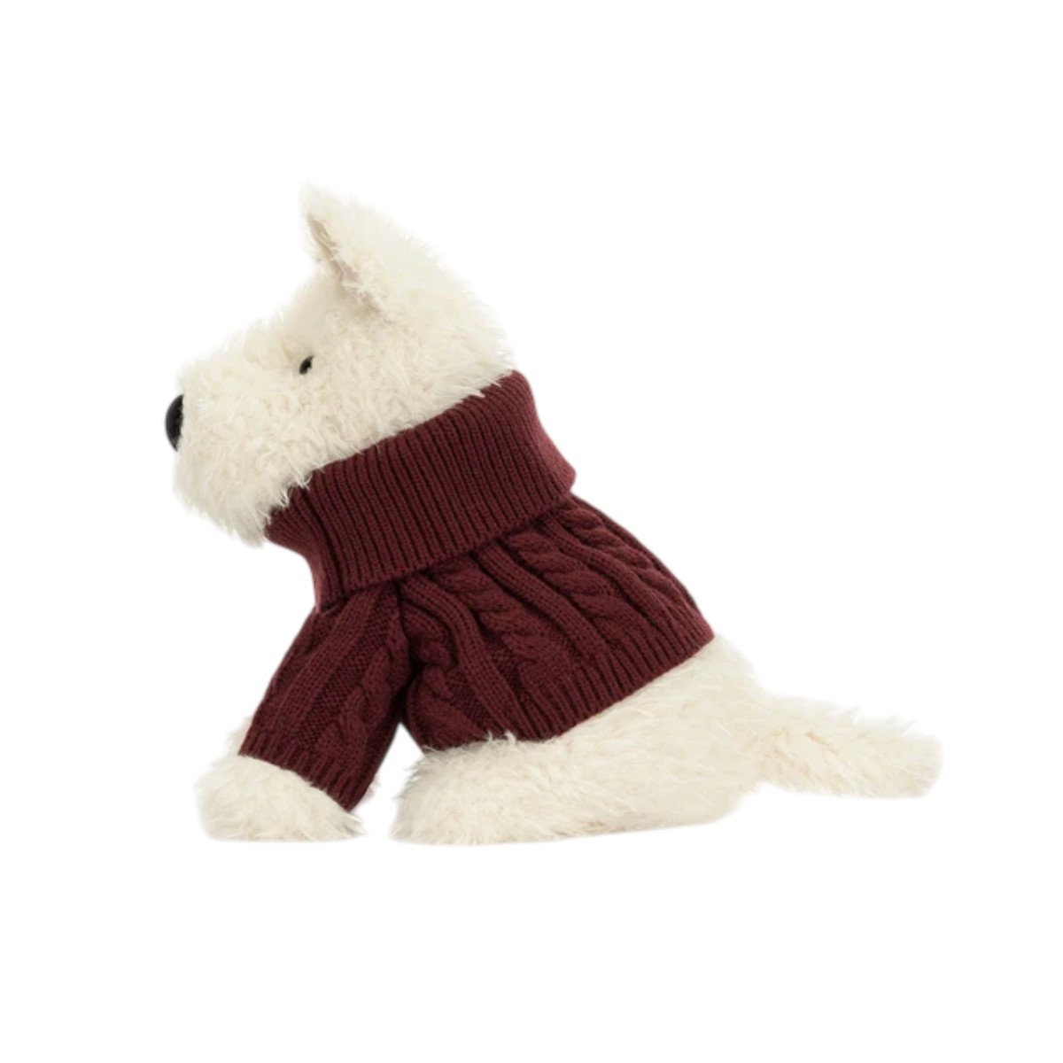 Jellycat Munro Scottie Dog, Winter Jumper