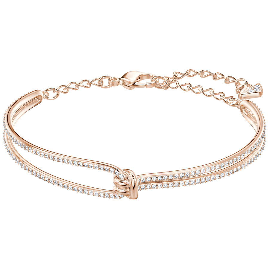 Swarovski Lifelong Bangle, Rose Gold