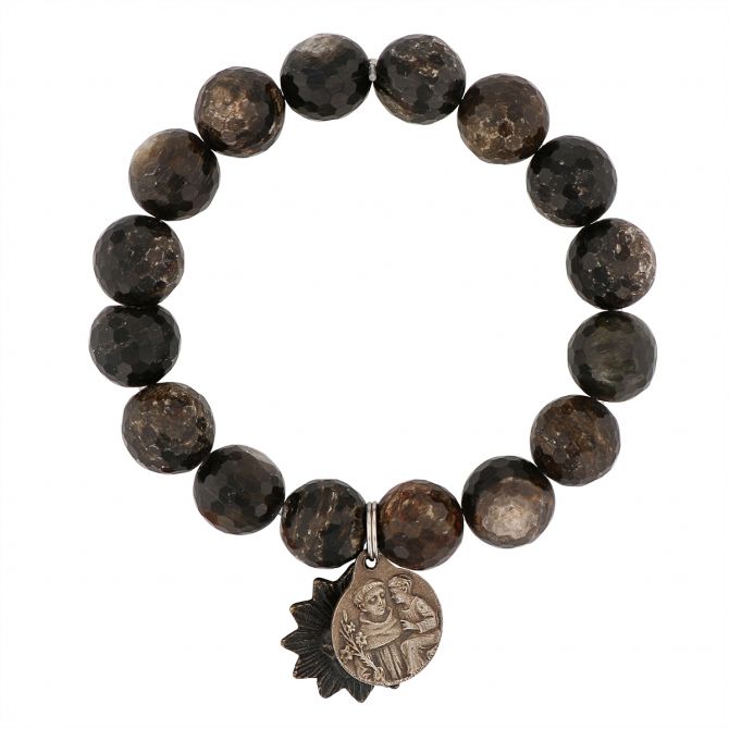 Miracle Icons by Mary Jo Pane Golden Mica Bracelet