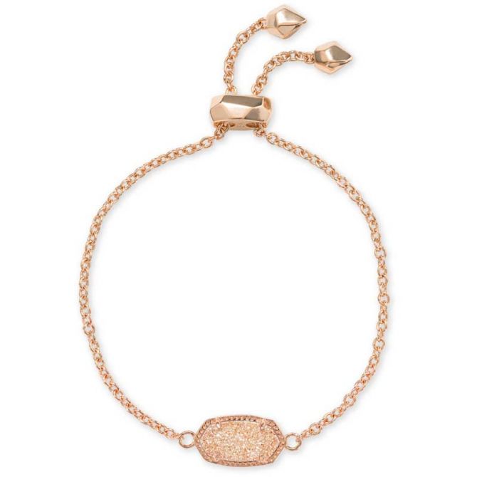 Kendra scott elaina bracelet rose gold sale