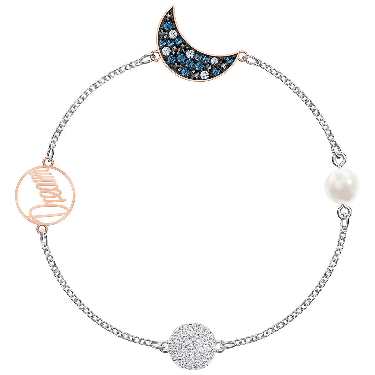 Swarovski Remix Collection Moon Strand, Mixed Metal