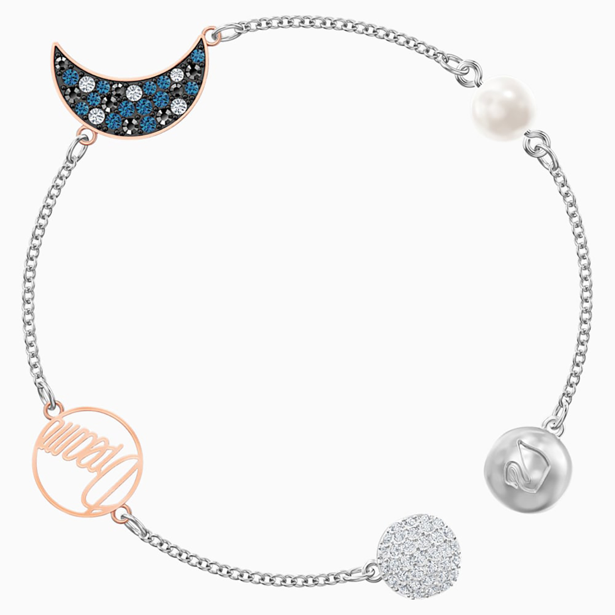 Swarovski Remix Collection Moon Strand, Mixed Metal