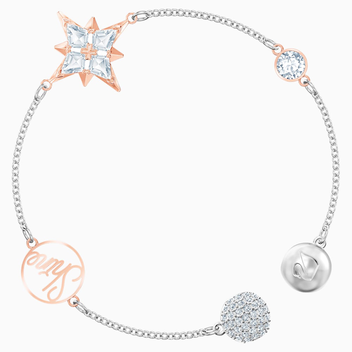 Swarovski Remix Collection Star Strand, Mixed metal