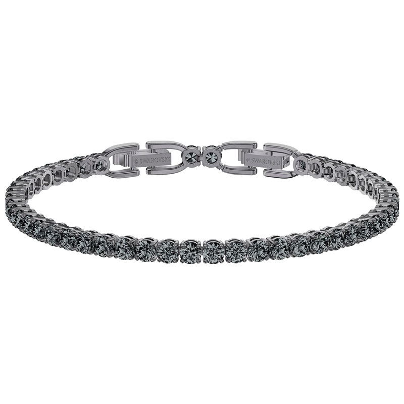 Swarovski Tennis Deluxe Bracelet, Gray