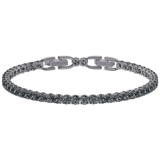 Swarovski Tennis Deluxe Bracelet, Gray