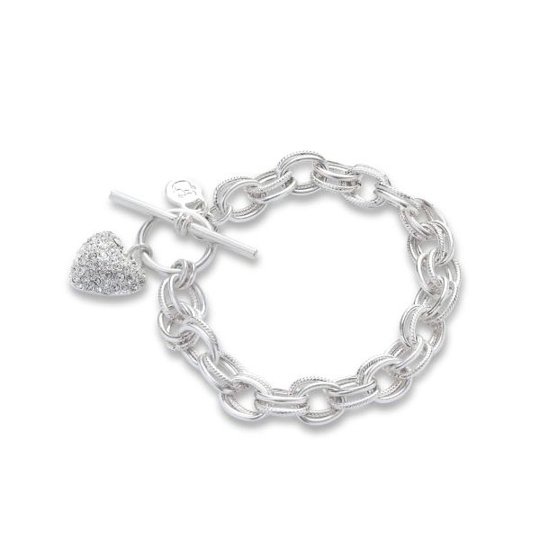 Spartina 449 Bursting Heart Toggle Bracelet, Silver | 274516 | Borsheims