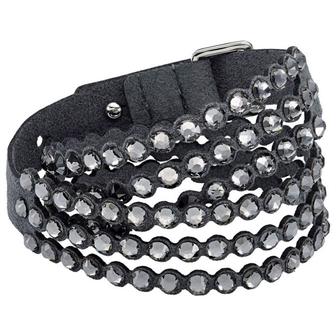 Swarovski Power Collection Bracelet, Dark Grey