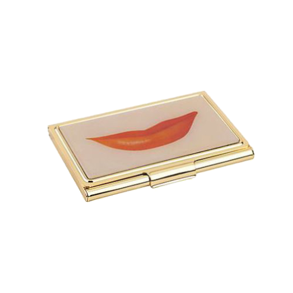 Kate Spade Snap Happy Lips Business Card Holder