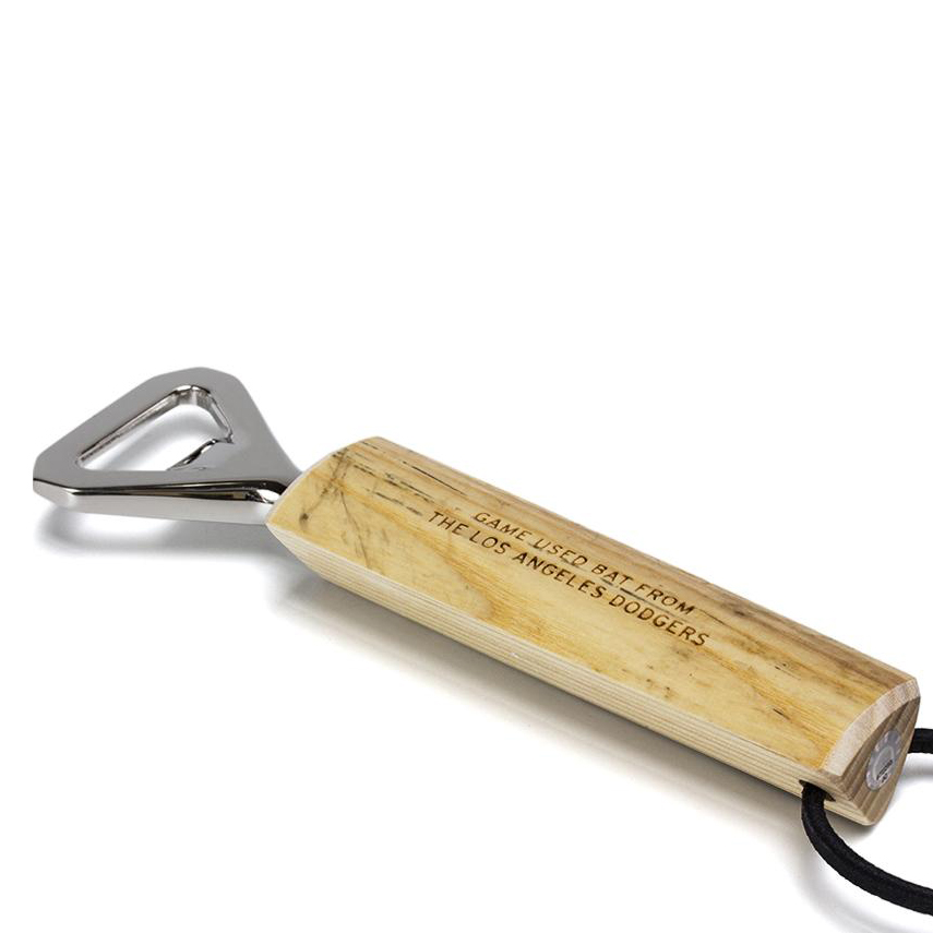 Tokens & Icons Los Angeles Dodgers Game Used Baseball Bottle Opener