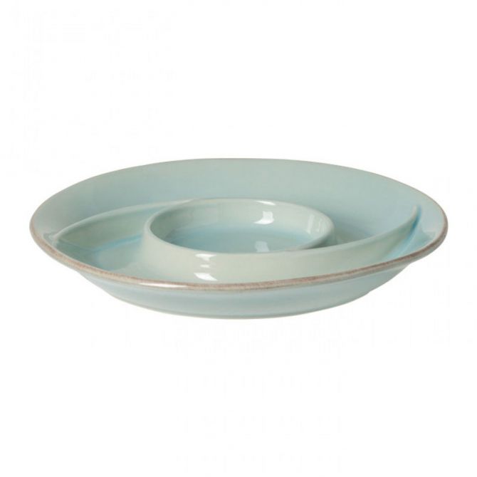 Casafina Chip & Dip, Robin Egg Blue