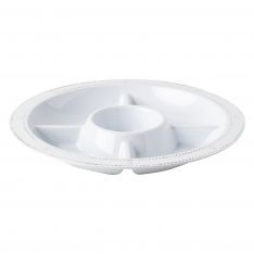 Juliska Berry and Thread Melamine Whitewash Sectioned Server