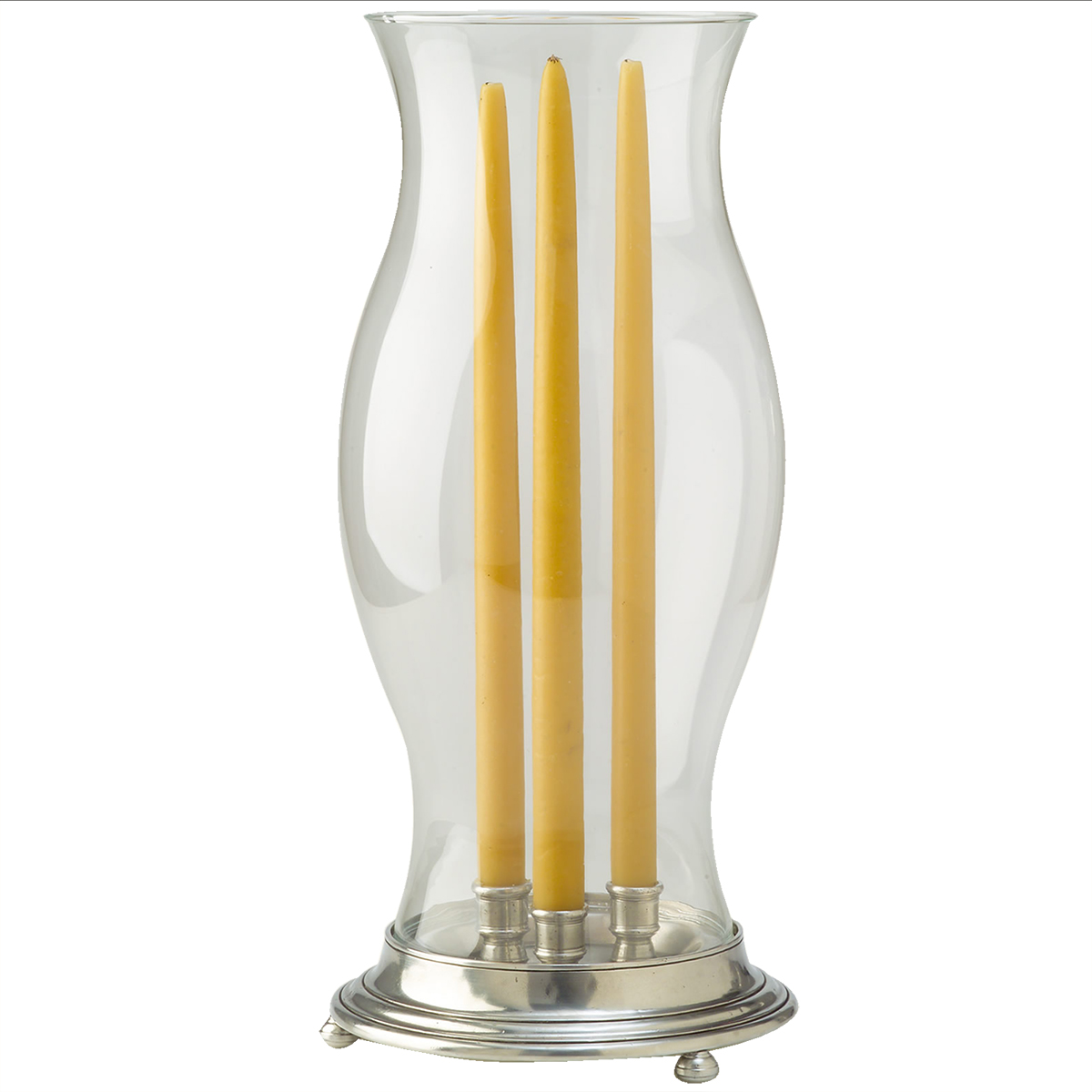 Match Pewter Convertible Large Hurricane with Feet