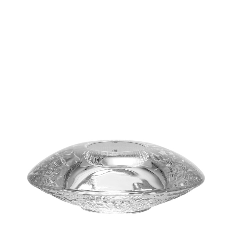 Orrefors Discus Large Votive, Clear