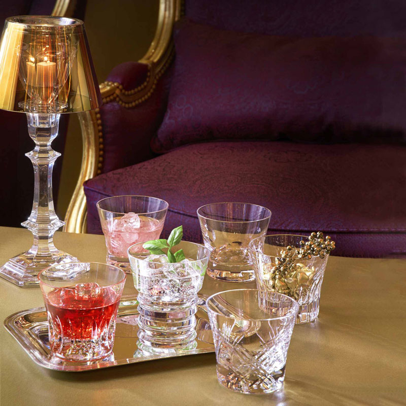 Baccarat Harcourt Our Fire Candlestick, Gold