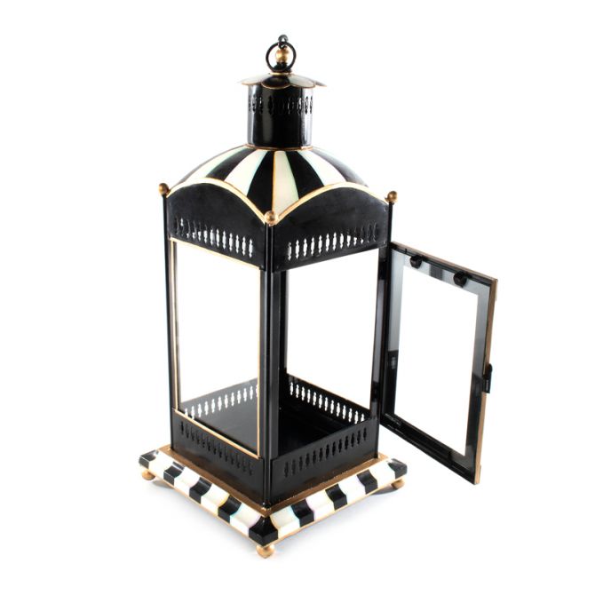 MacKenzie-Childs Courtly Stripe Candle Lantern, Large