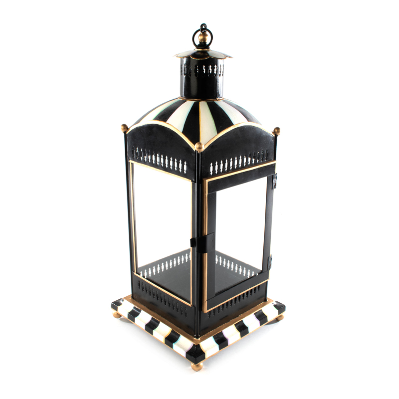 MacKenzie-Childs Courtly Stripe Candle Lantern, Large