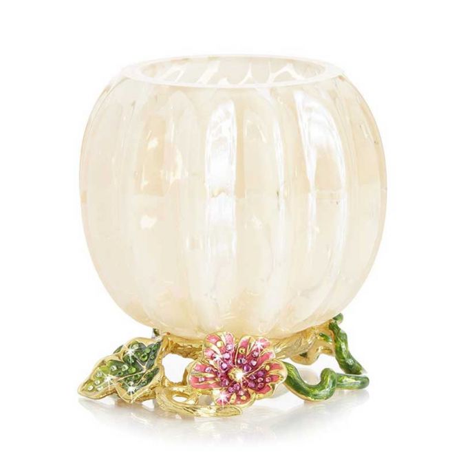 Jay Strongwater Carmella Leaf and Vine Candleholder