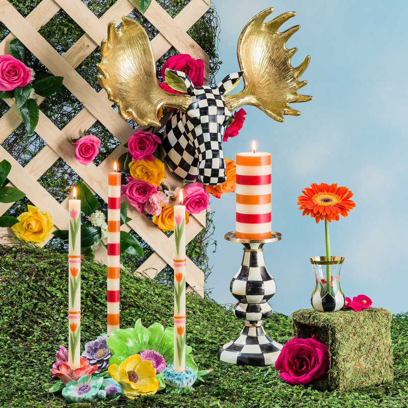 MacKenzie-Childs Flower Market Candle Centerpiece