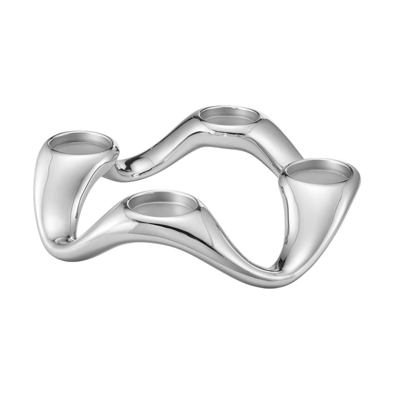 Georg Jensen Cobra Round Candle Holder