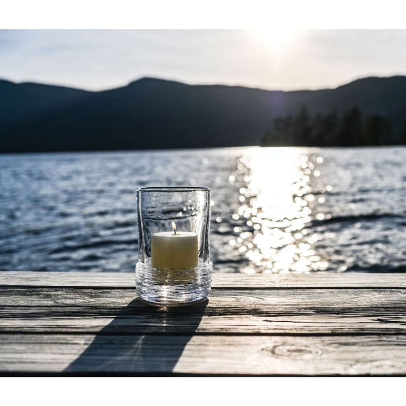 Simon Pearce Echo Lake Gather Hurricane, Medium