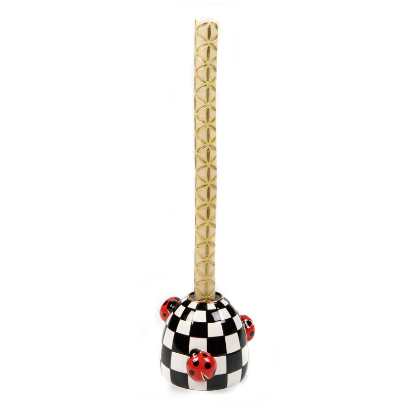 MacKenzie-Childs Ladybug Candle Holder
