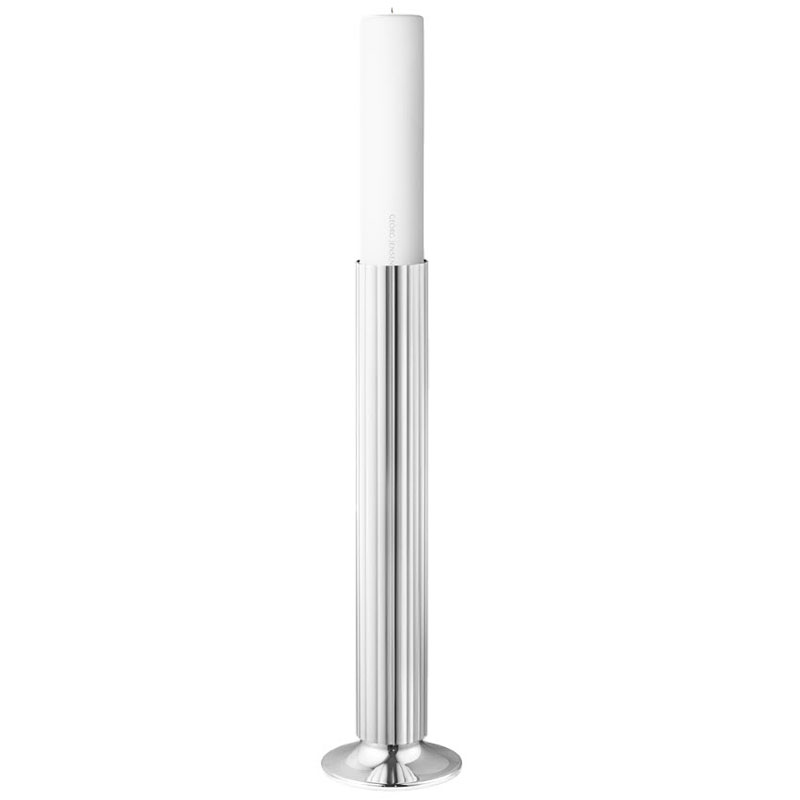 Georg Jensen Bernadotte Floor Candle Holder, Tall