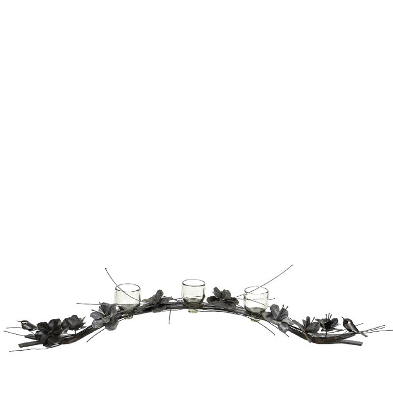 Jan Barboglio Rambling Rose Candelabra