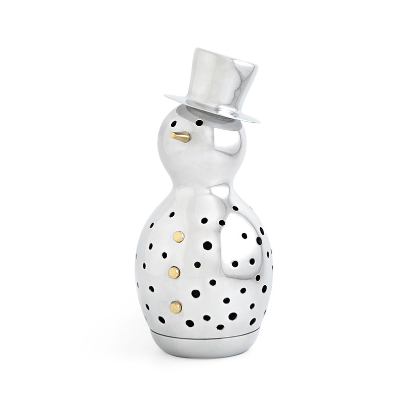 Nambe Snowman Luminary