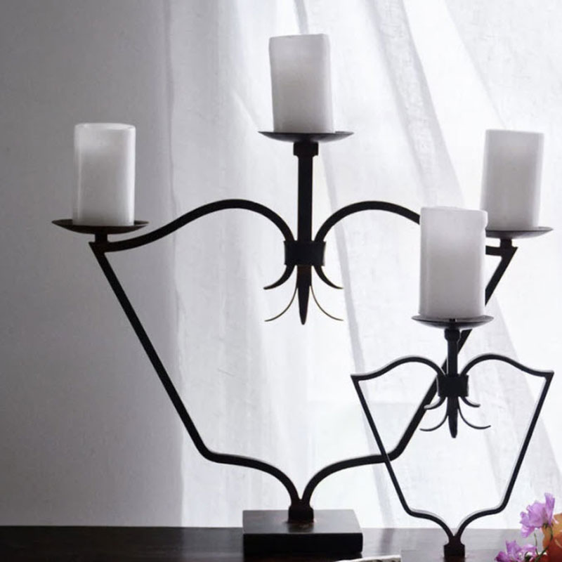 Jan Barboglio Abanico Madre Candlestick Holder