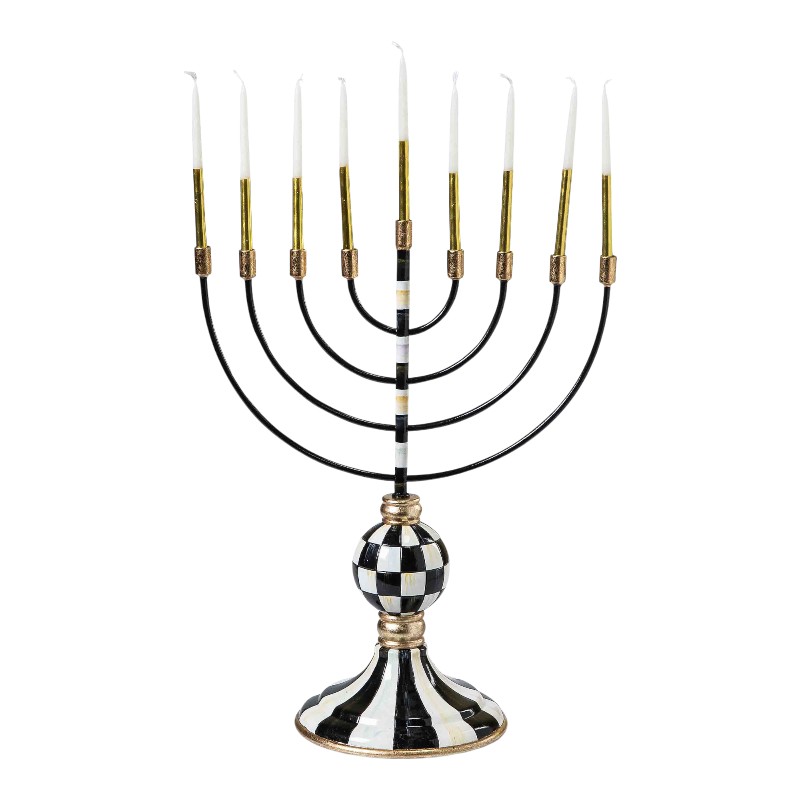 MacKenzie-Childs Courtly Menorah