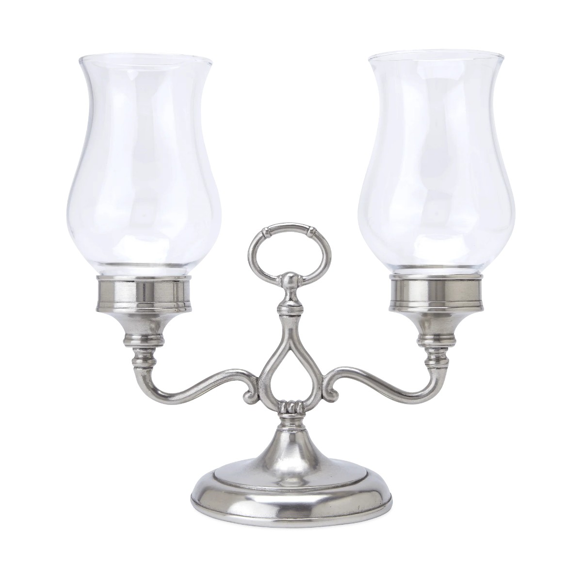 Match Pewter Double Garden Candle Holder