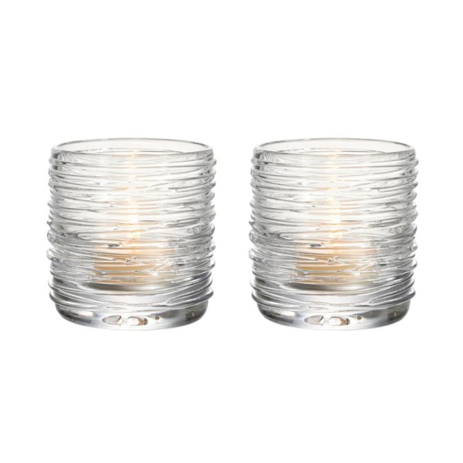 Simon Pearce Echo Lake Tealights, Set of 2