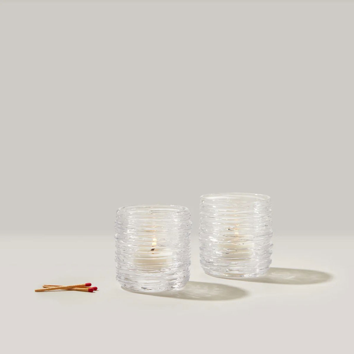 Simon Pearce Echo Lake Tealights, Set of 2