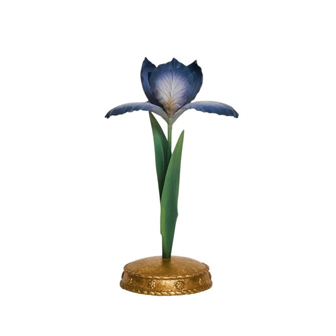 Juliska Meadow Walk Iris 9" Candlestick, Chambray