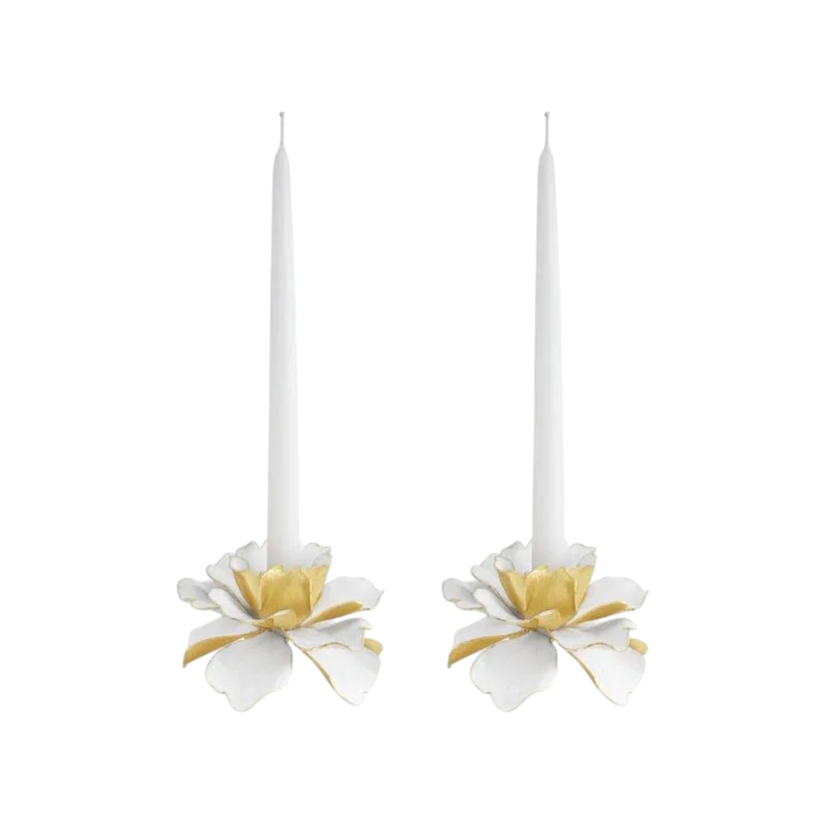 Michael Aram Gardenia Candleholders, Set of 2
