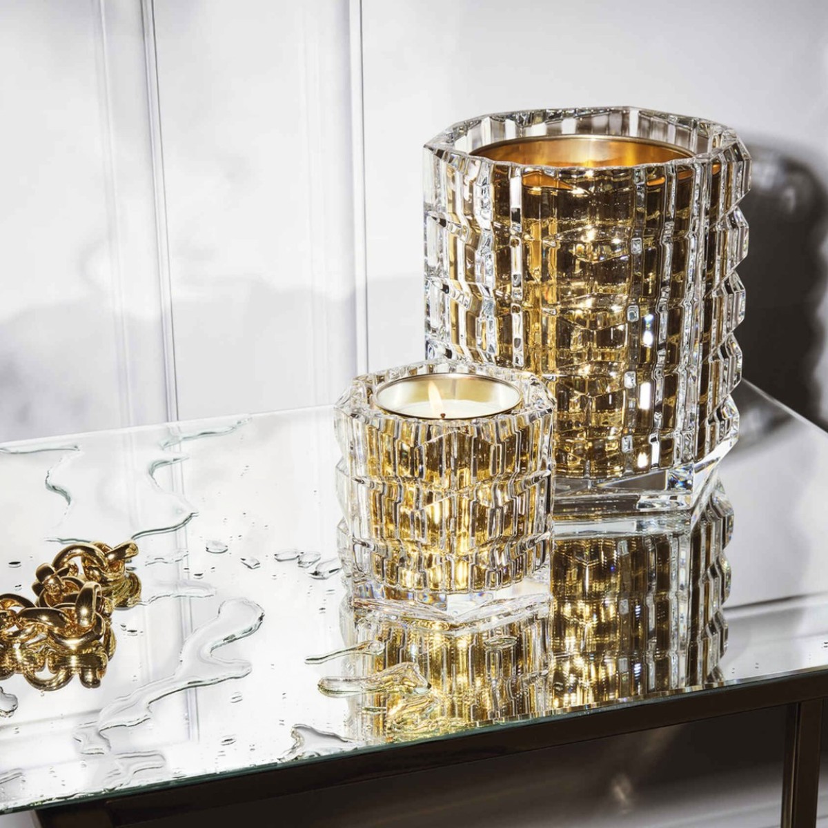 Baccarat Louxor Candle Votive, Clear