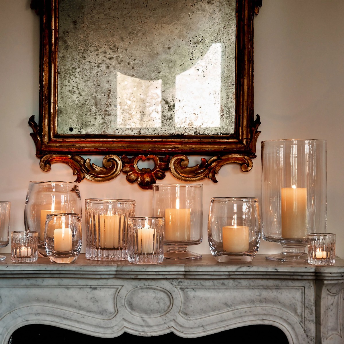 Simon Pearce Montpelier Hurricane Candleholder, Medium