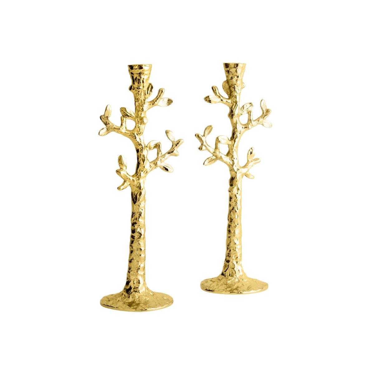 Michael Aram Tree of Life Candleholders, Gold