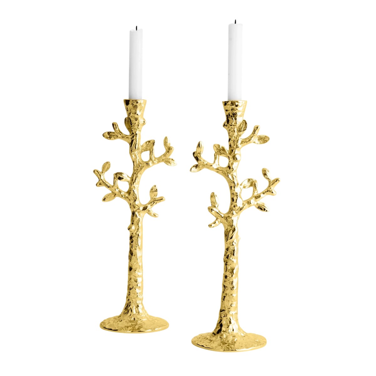 Michael Aram Tree of Life Candleholders, Gold