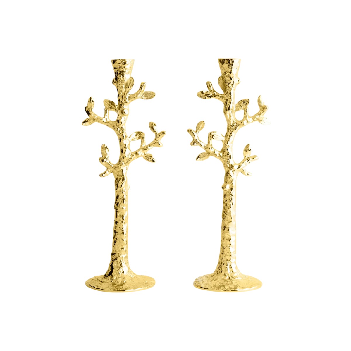 Michael Aram Tree of Life Candleholders, Gold